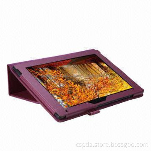 PU Back Stand Cases for Sony Xperia Tablet Z2, Can Change for Other Colors and Materials